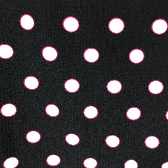 Jennifer Lauren Polka Dot Fit and Flare Dress Women's Plus Size 1X Stretch - Picture 2 of 10